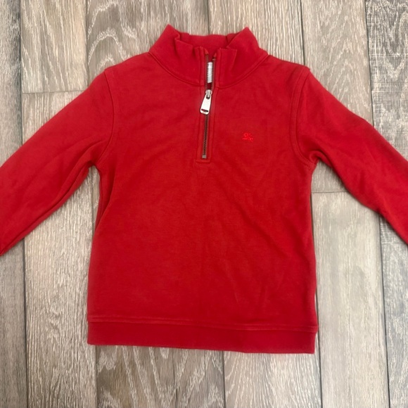Burberry Red Kids Sweatshirt with Quarter Zip Collar size 3Y - Picture 3 of 5